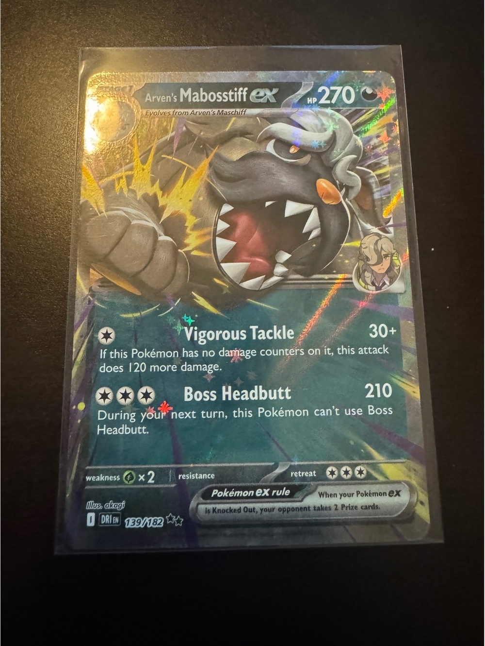 Team Rocket’s Persian ex 150/182 & Palafin ex 046/187 Pokemon Holo Lot